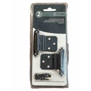 Liberty Hardware H0104AL-500-U 3/8" Self-Closing Inset Hinge Oil Rubbed Bronze